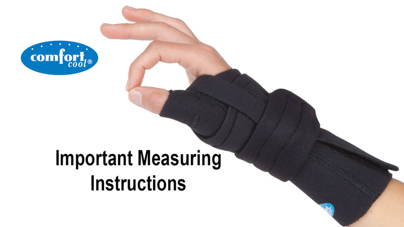 Comfort Cool Wrist Thumb CMC Restriction Brace. Right Large.