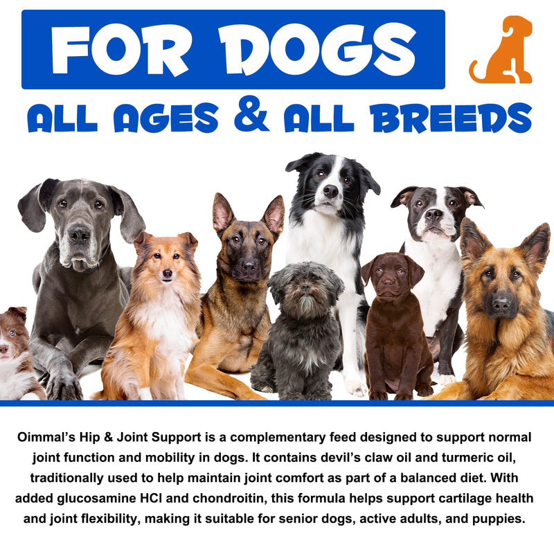 Dog Joint Supplements, Glucosamine for Dogs, Liquid Joint Supplement for Dogs, Hip & Joint Drops Supports for Dogs, Dog Supplement for Mobility Pain Relief
