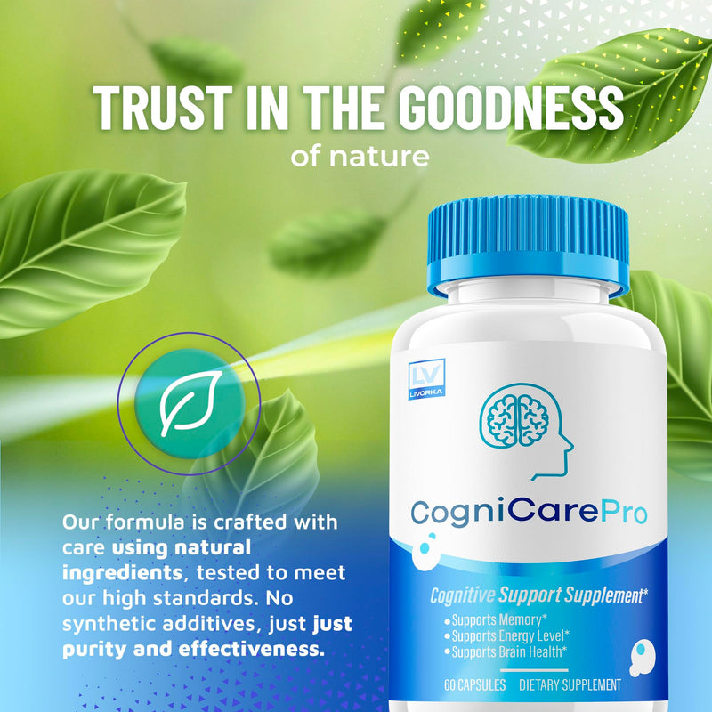 Cognicare Pro Capsules, Cognicare Pro, Cognicare Pro Pills, Advanced Formula, Cognicare Pro Vitamins, Cognicare Pro Formula 60 Capsules for 1 Month