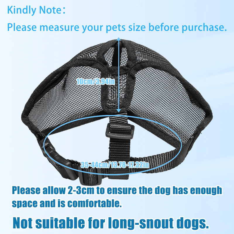 French Bulldog Muzzle Muzzle for Dogs with Flattened Mask for Dogs with Short Snout Dog Muzzle with Short Snout Muzzle Small Dogs Anti Biting Chewing Barking - BeesActive Australia