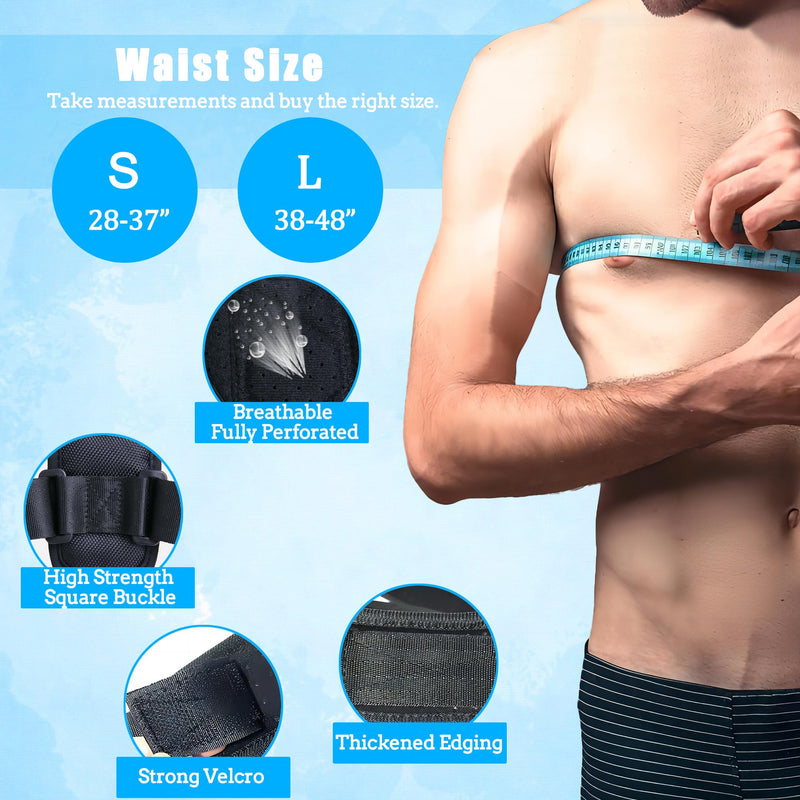 Back Brace Posture Corrector for Men and Women - Invisible & Mesh Breathable Upper Back Brace - Adjustable Back Straightener - Relieve Shoulder, Neck & Back Pain, S(28-37inch) 1PCS
