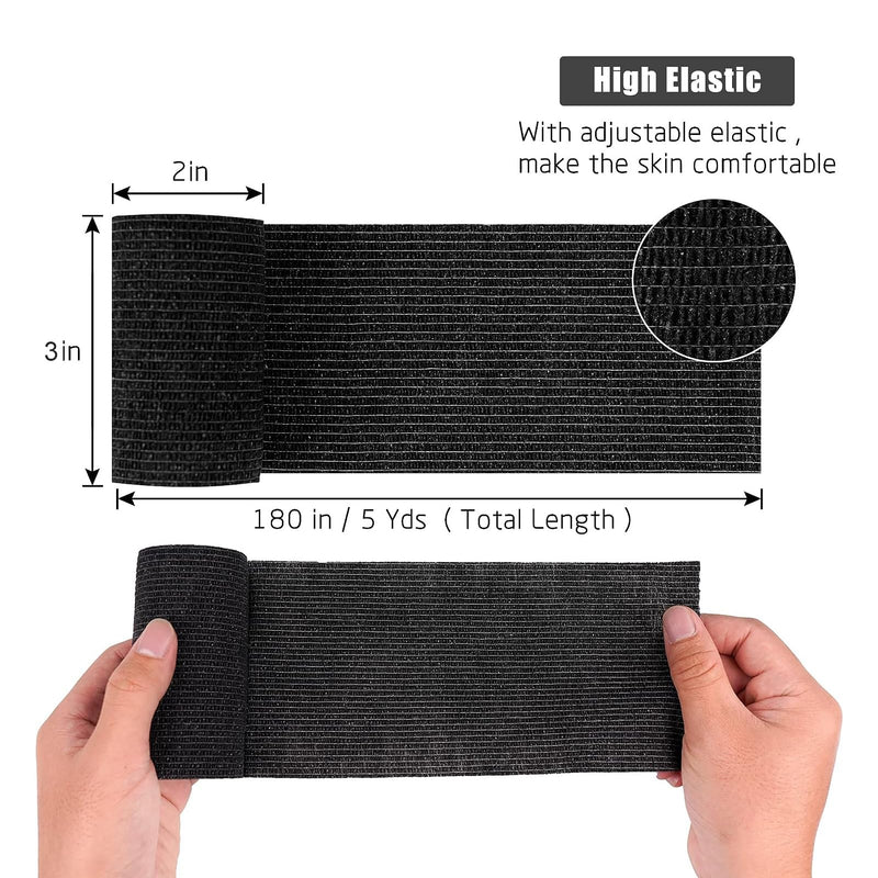 Self-adhesive bandage, 8 rolls x 7.5cm x 4.5m plaster roll bandage material, elastic bandage bandage fixing bandage self-adhesive 8 rolls x 7.5cm x 4.5m - BeesActive Australia