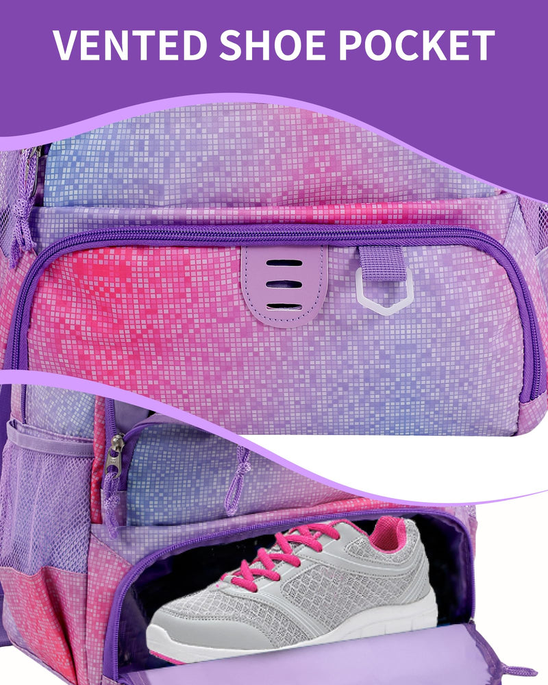 Basketball Bag Backpack for Men Women with Ball & Shoes Compartment 30L Capacity Lightweight Breathable Boys Girls Soccer Ball Bag Backpack Fit Volleyball Football Sports Travel School Gym TK8mosaic - BeesActive Australia