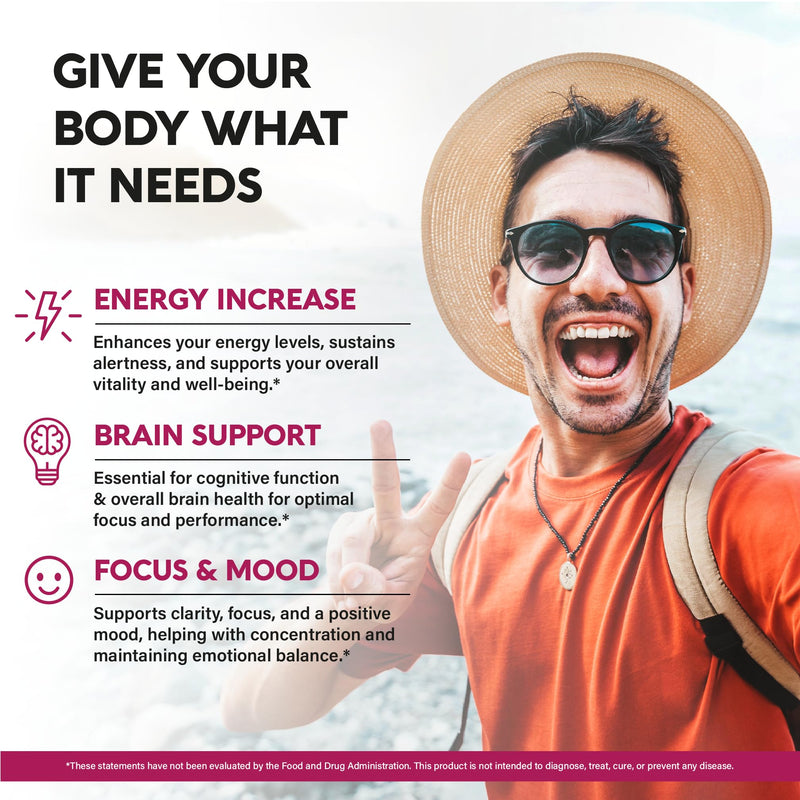USDA Organic Vitamin B12 Sublingual Drops - Methylcobalamin 5000 mcg - 2 Oz | Vitamin B12 for Women & Men - Energy Boost, Focus & Brain Support - Bioavailable - Berry Flavor, Sugar-Free - 60-Day Supply Drops 2 fl oz