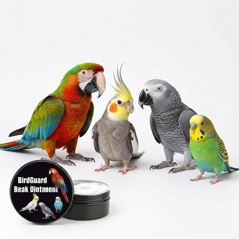 BirdGuard Bird Beak Oil & Conditioner for Birds, Parrot Beak Moisturizer Claw and Feet Ointment for Cockatiel Budgie Conure Dry Skin Care