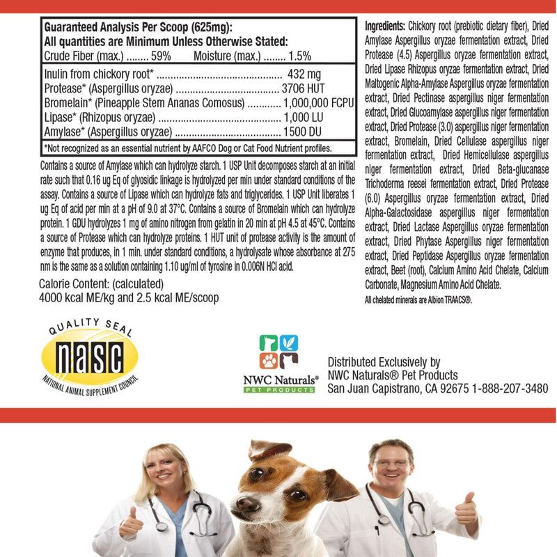 Total-Zymes- Digestive Enzymes for Dogs and Cats - Treats 365 Cups of Pet Food 8 Ounce (Pack of 1) - BeesActive Australia