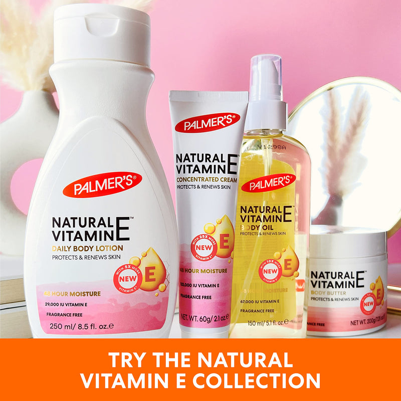 Palmer's Vitamin E Body Oil, Multi-Purpose Skin Care (5.1 Ounce) | Protects & Renews Dry, Damaged Skin with Highly Concentrated Vitamin E For Healthier, Younger-Looking Skin, 48hr Moisture 5.1 Fl Oz (Pack of 1)