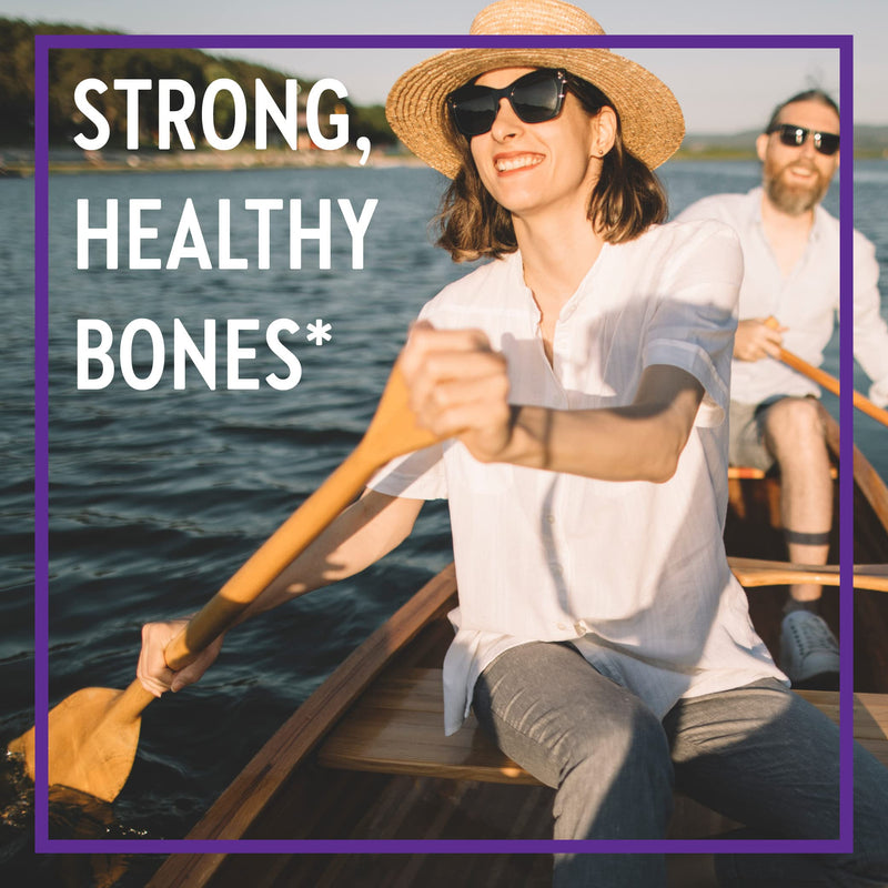 New Chapter Calcium Supplement - Bone Strength Whole Food Calcium with Vitamin K2 + D3 + Magnesium, Vegetarian, Gluten Free 90 Count (1 month supply)