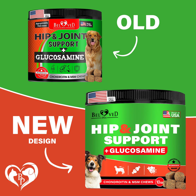 Dog Hip and Joint Supplement & Arthritis Pain Relief Treats - Glucosamine Chondroitin MSM Soft Chews for Senior Dogs - Natural Medicine & Support Mobility - Turmeric Vitamins for Dysplasia - USA - PawsPlanet Australia