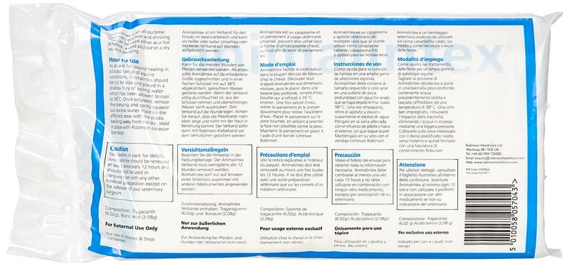 Robinson Healthcare Animalintex Horse Equine Healthcare Compress, 1 flap/envelope, 0.02 kg