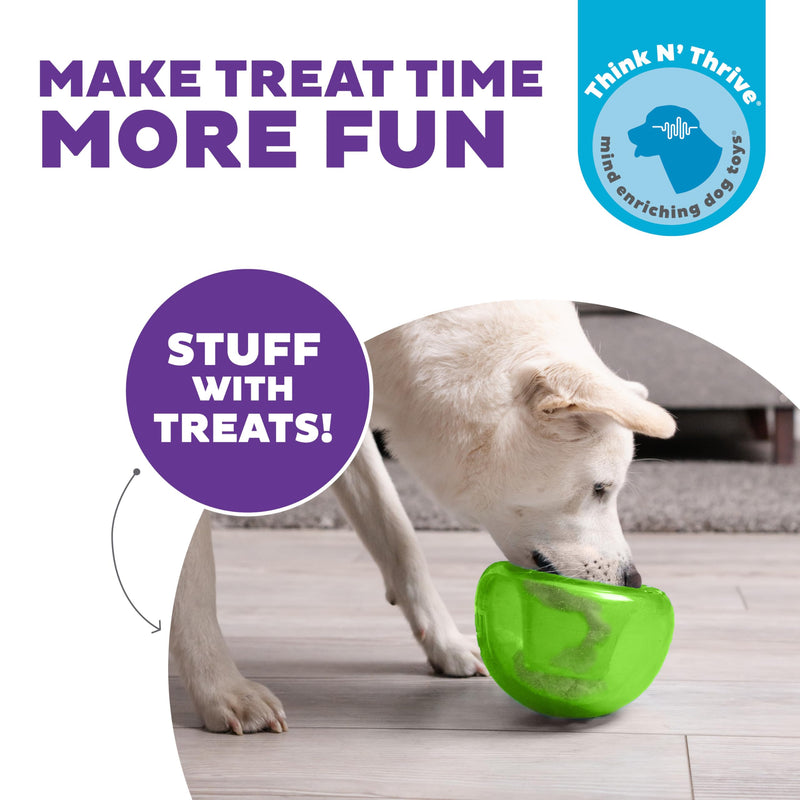 Outward Hound by Planet Dog Snoop Interactive Treat Dispensing Dog Toy, Large, Green One-Size Green Snoop - BeesActive Australia