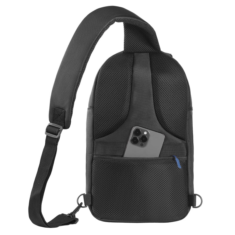 Carrying Case Made for Meta Quest 3/Oculus Quest 2/Vision Pro. Waterproof Travel Sling Bag for VR All-in-One Gaming Headset and Touch Controllers Accessories with DIY Main Compartment and Thicken Pad Black - BeesActive Australia