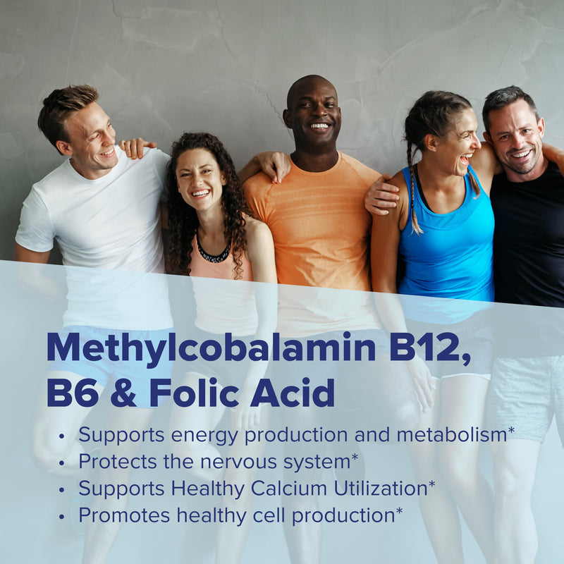 Superior Source No Shot Vitamin B-12 Methylcobalamin 1000 mcg, B-6 & Folic Acid 800 mcg - Supports Brain & Heart Health - Aids Natural Energy Levels - 60 Sublingual Dissolving Tablets Unflavored 60 Count (Pack of 1)