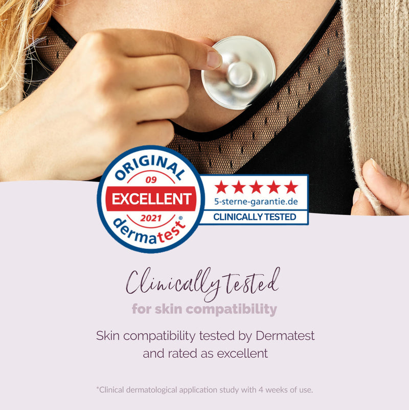 Original Silver Nursing Cups - Made in Germany with 999 Silver - Universal Fit - Protect and Soothe sore Nipples - Silver Nipple Shields for Breastfeeding - FDA-registered - BeesActive Australia