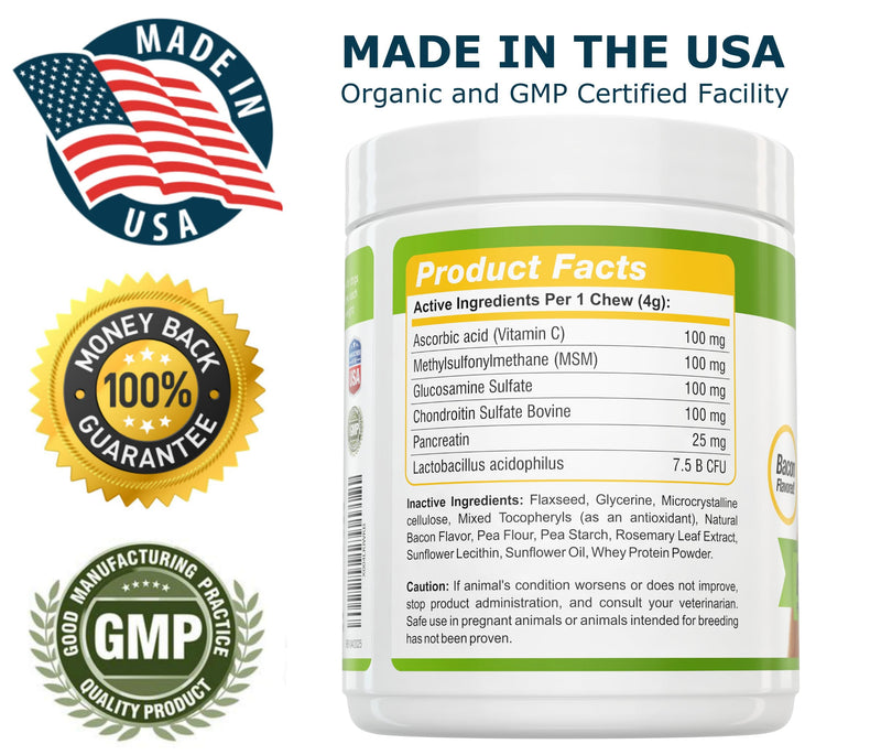 Dog Skin and Coat with Probiotics for Dogs Joint Digestive Bundle - Omega 3 for Dogs Itchy Skin Relief for Dry Skin, Hot Spots and Shedding, Eliminates Joint Pain, Gas and Diarrhea Elimination