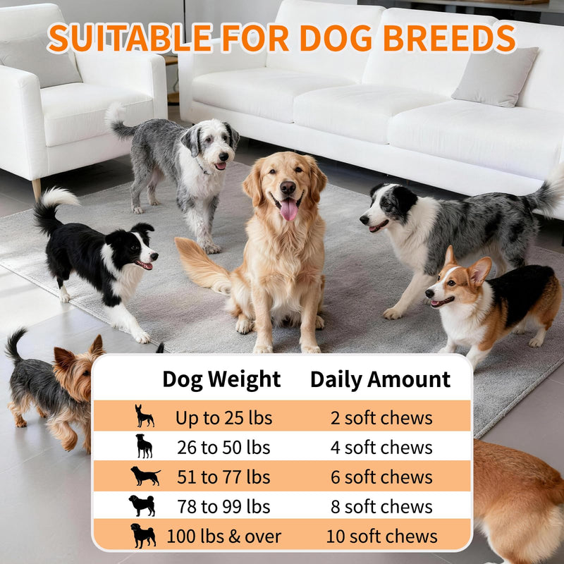 Dog Multivitamin Chewable - Dog Vitamins and Supplements with Glucosamine - 200 Chews - Hip & Joint, Pet Immune Support, Skin & Coat, Gut & Heart Health - Senior & Puppy