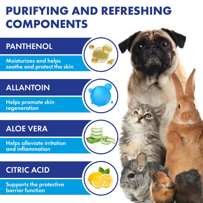Cliny Ear Cleaner for Dogs and Cats - New Formula Ear Solution Drops - Otic Infection Treatment for Pets - Wax Remover & Odor Control for Pets 1 pack