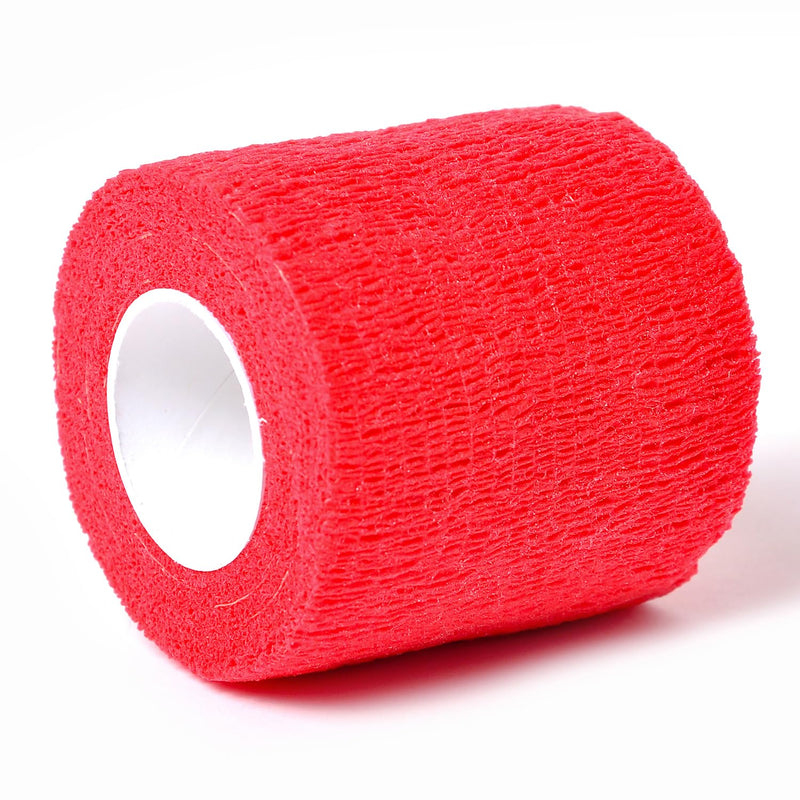 24 Pack Self Adhesive Bandage Wrap 2 Inch x 5 Yard Nonwoven Elastic Athletic Tape for Ankle, Knee & Wrist Sprains, 12 Colors 2 Inch (Pack of 24) Multicolour - BeesActive Australia