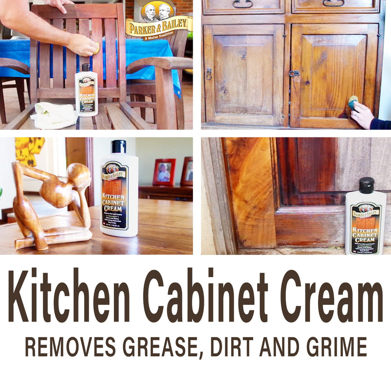 Parker and Bailey Kitchen Cabinet Cream-Wood Cleaner-Grease Remover 16 oz (1) 1 - BeesActive Australia