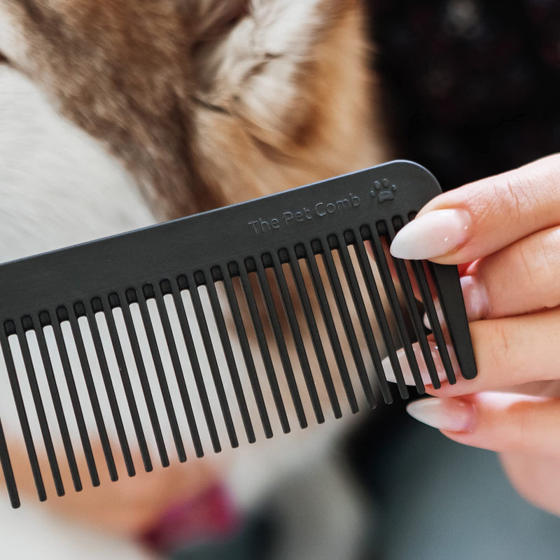 Chicago Comb No. 9 Pet, the XL Comb for Man or Beast, Carbon Fiber, Made in USA - BeesActive Australia