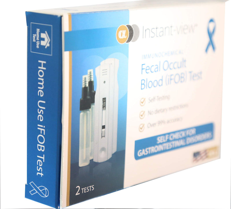 immunochemical Fecal Occult Blood (FIT or iFOB) Home Test and Stool Test - 2 Pack - BeesActive Australia