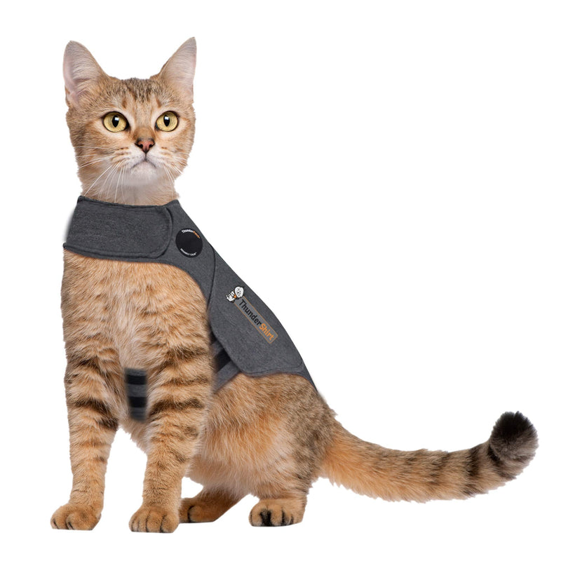 Thundershirt Classic Cat Anxiety Jacket, Heather Gray, Medium (9 to 13 lbs), THU-009 Medium (9 to 13 lbs) - BeesActive Australia