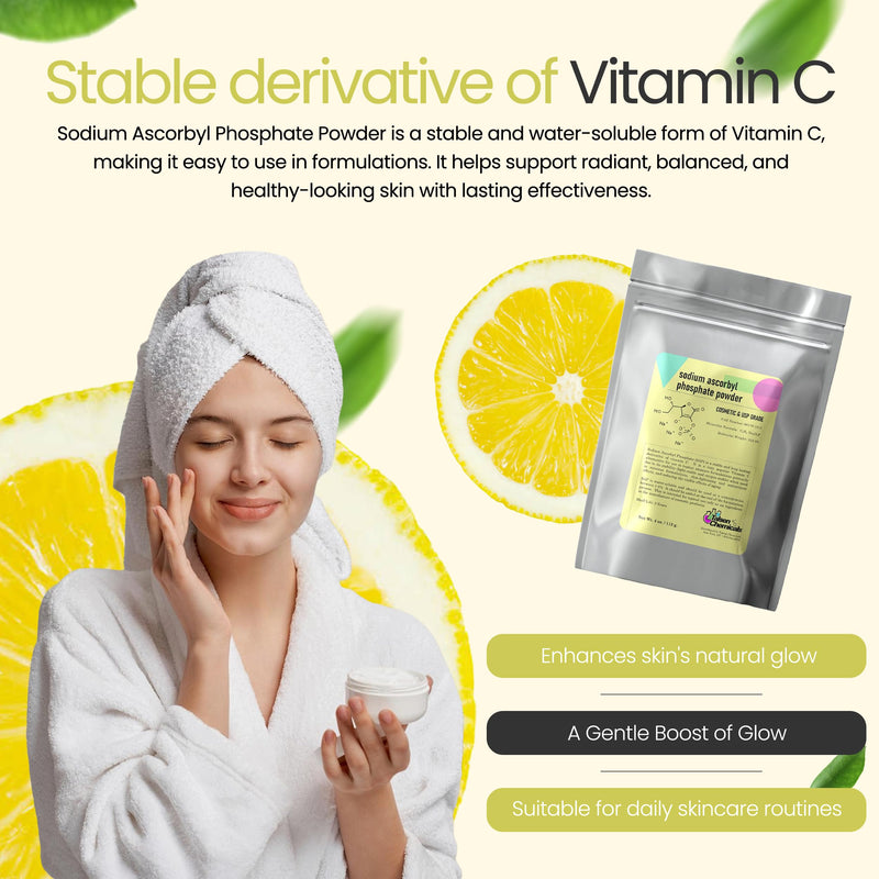 Sodium Ascorbyl Phosphate SAP Powder – Stable Vitamin C Derivative, Antioxidant for DIY Skin Care by Talsen Chemicals (2 Ounce / 56 gram) 2 Ounce (Pack of 1)