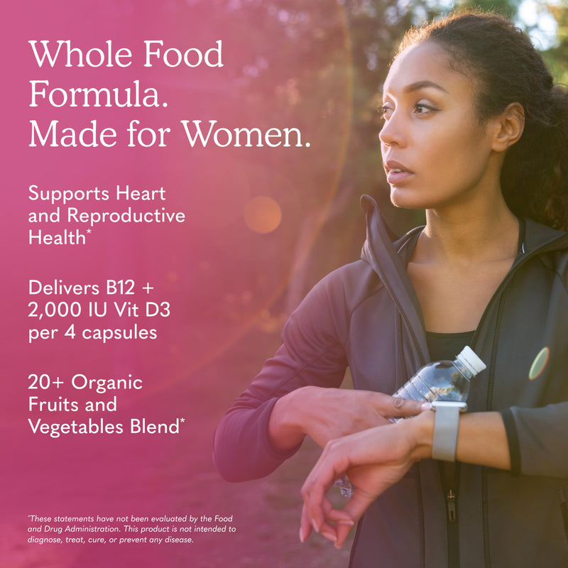 Garden of Life Multivitamin for Women, Vitamin Code Women's Multi - Whole Food Womens Multi Vitamins, Iron, Folate not Folic Acid, Vitamin A and Probiotics for Womens Energy, 120 Vegetarian Capsules 120 Count (Pack of 1)