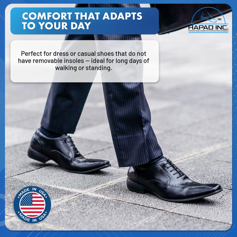 Comf-Orthotic Formal Fit 3/4 Length Insole, Men's 9 to 9.5 White Men's 9 to 9-1/2