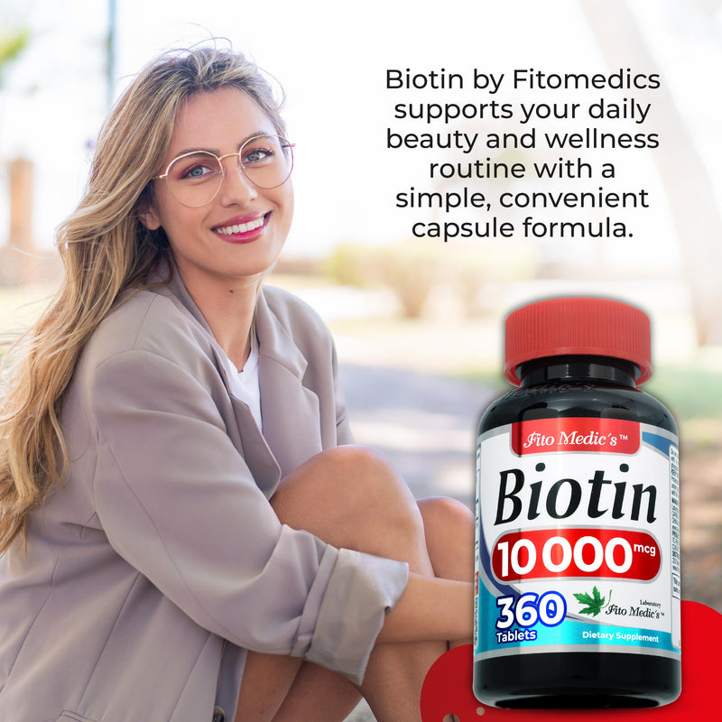 FITO MEDIC'S Lab | biotin |360 tab | biotin Supplement. 360 Count (Pack of 1)