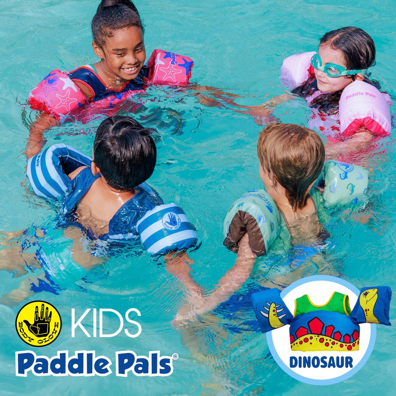 Body Glove Paddle Pals Learn to Swim Coast Guard Approved Kids Life Jacket PFD Dinosaur One Size 33-55 - BeesActive Australia