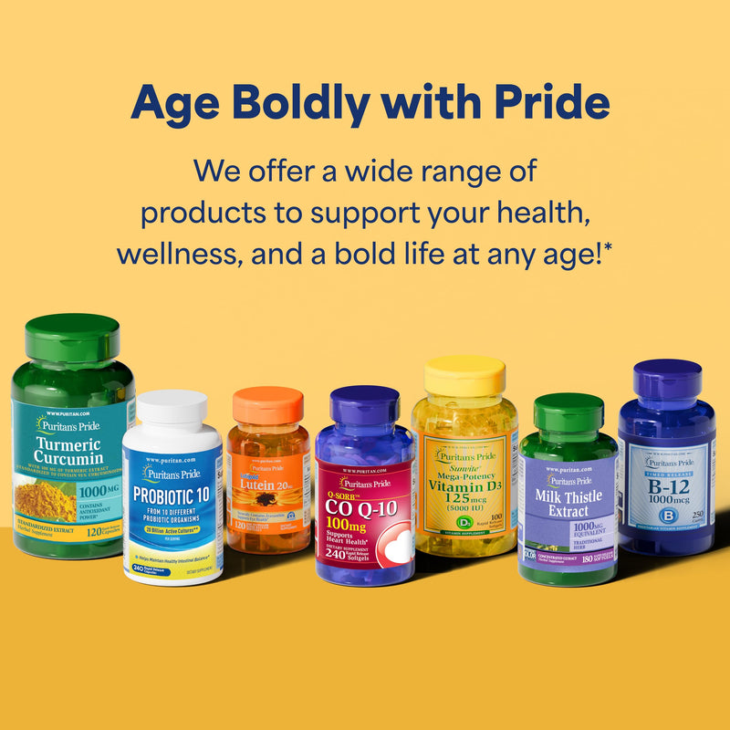 Puritan's Pride Premium Ultra Mega Biotin 10,000mcg, 100 Softgels 50 Count (Pack of 1)