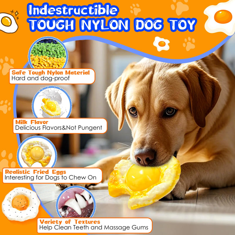 Dog Chew Toys for Aggressive Chewers：Tough Nylon Indestructible Dog Toy for Large Dogs- Super Chewer Dog Toys to Keep Them Busy -Heavy Duty Dog Toys for Small/Medium/Large Dogs Breeds - BeesActive Australia