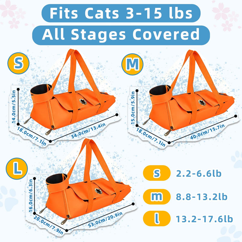 Waterproof Cat Grooming Restraint Bag - Anti-Scratching for Claw Care & Nail Trimming, Ideal for Cat Medical Examination (Pink, L) pink - BeesActive Australia