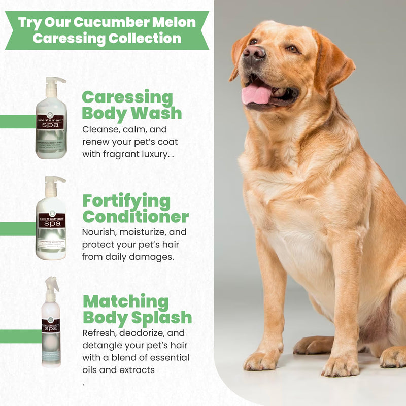 Best Shot Scentament Spa Fortifying Puppy Conditioner, Ideal Skin Care Product, for Deep Cortex Conditioning, Cucumber Melon, 16 Ounces 16 fl oz - BeesActive Australia