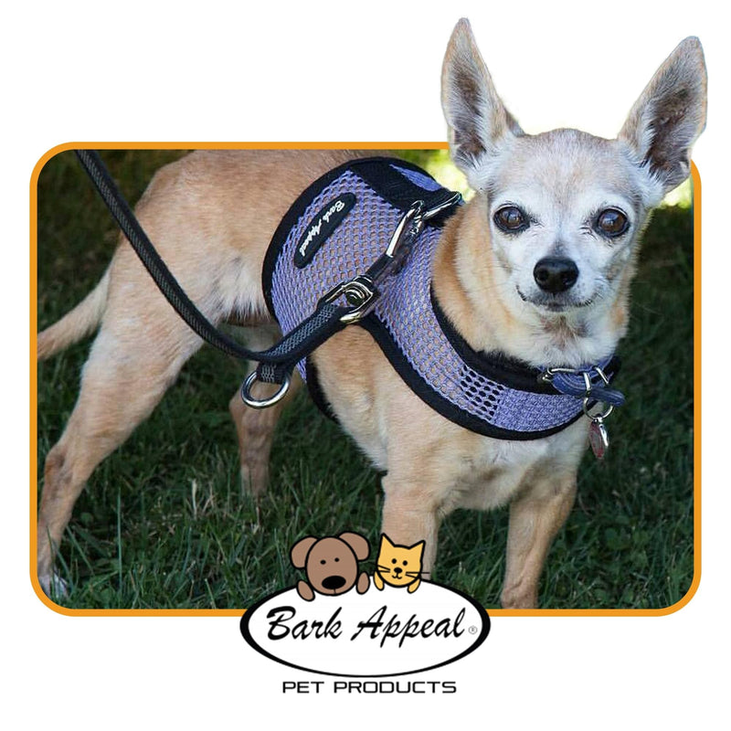 Bark Appeal Black Wrap N Go Dog Harness for Small-Medium Pets – Soft Solid Mesh Vest Harness for Dogs, Puppies, Kittens & Cats – Easy Buckle-Free Design for a Comfortable Fit – Large - BeesActive Australia