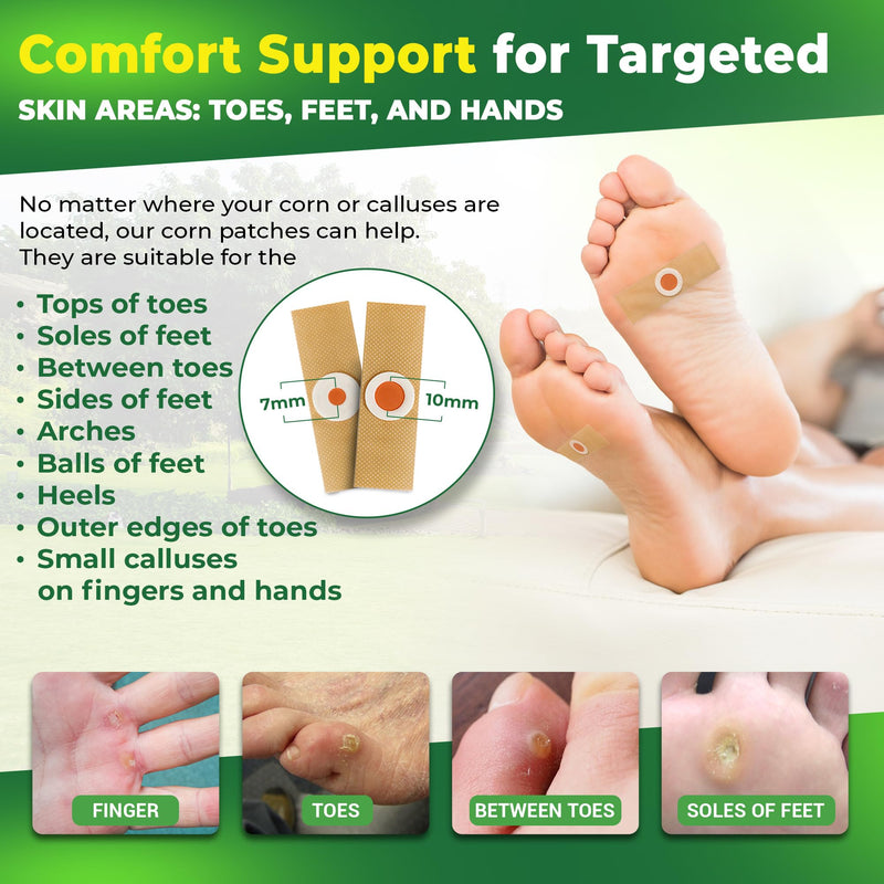 Corn Remover Pads for Feet Toes: 30-Pack Salicylic Acid Extra Strength Treatment - Fast Effective Medicated Bandages for Kids Adults Seniors Teens Athletes Runners Hikers Workers Men Women 30 Count Fresh Green - BeesActive Australia