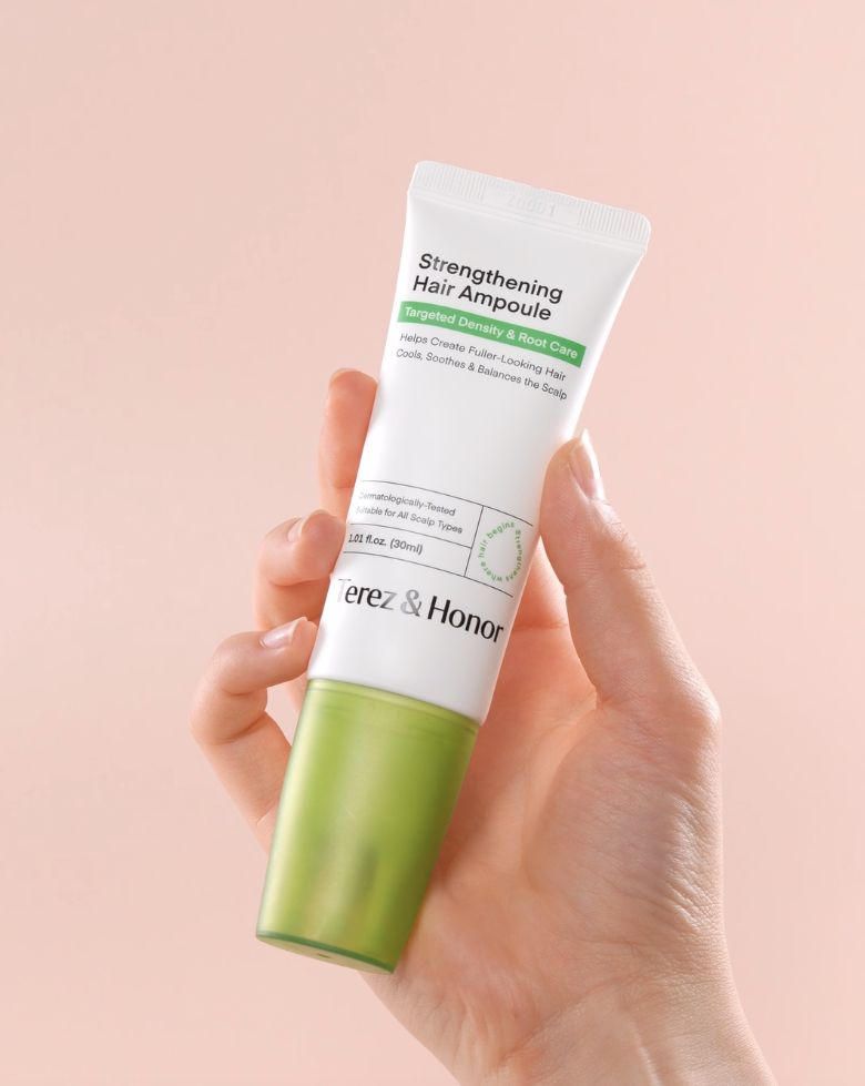 Scalp Serum Strengthening Hair Ampoule - Korean Cooling Hair Growth Serum
