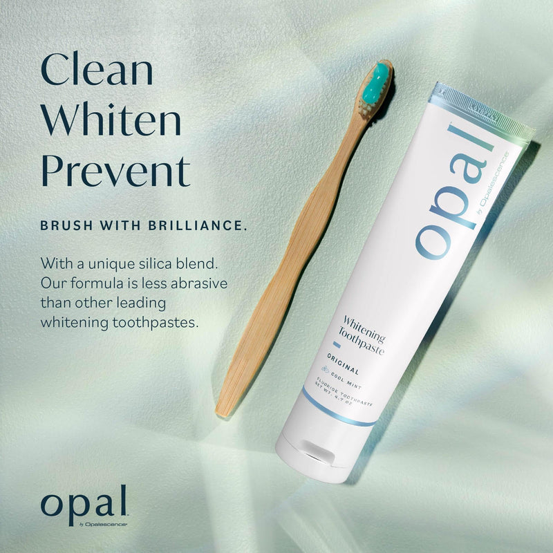 Opalescence Opal Teeth Whitening Toothpaste (Pack of 3) - Cool Mint Original Formula - Oral Care, Gluten-Free - 4.7 Ounce Made by Ultradent -TP-5760-3 New Opalescence 4.7 Ounce (Pack of 3)