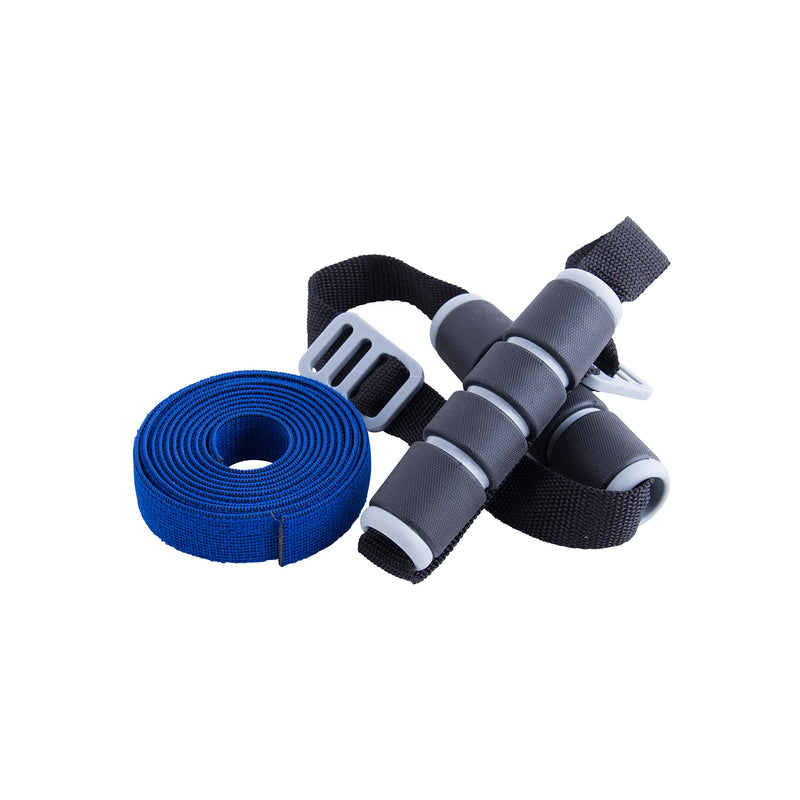 CAP Barbell Elastic Resistant Band with Handles | Multiple Options Medium - Blue - BeesActive Australia