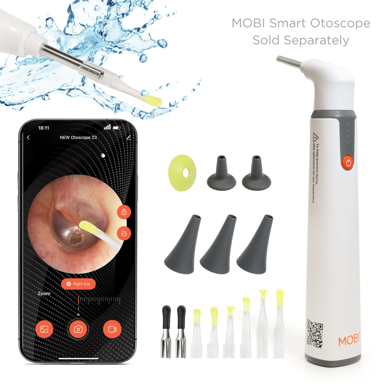 MOBI Otoscope Ear Cleaning Accessory Kit, Compatible with MOBI Smart Otoscope, Great for Earwax Removal. Includes 14 Pieces with Multi-Use Functionality - BeesActive Australia