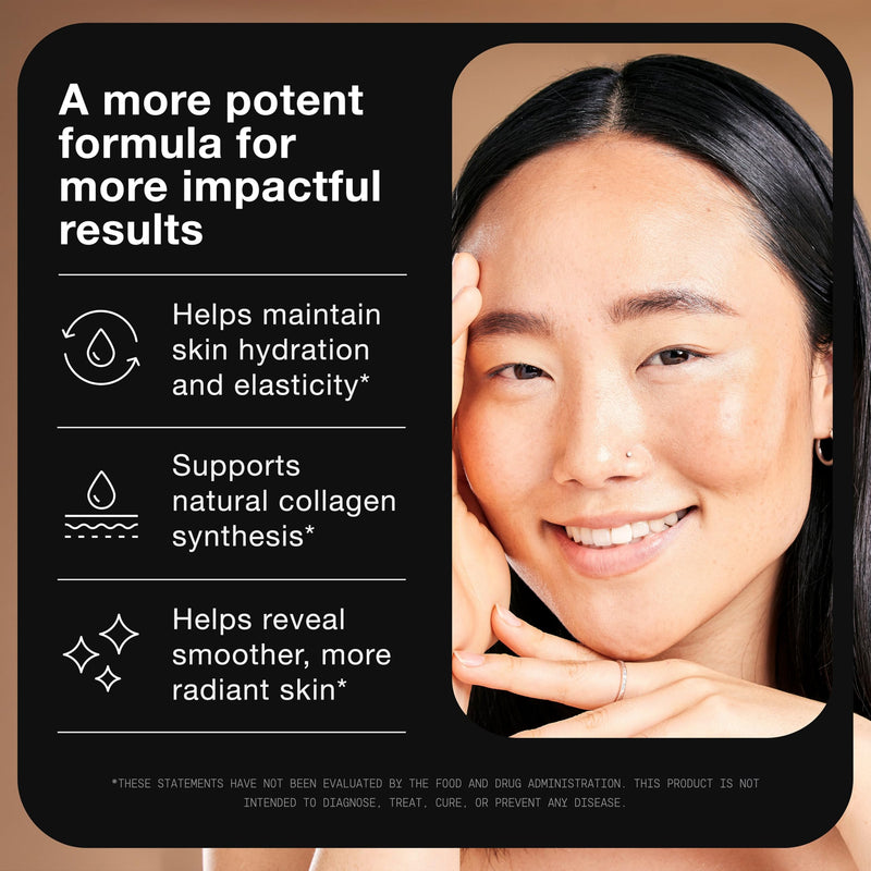 Toniiq Ultra Purified Bioavailable Hyaluronic Acid Powder | For Deeper Skin Hydration - 250mg with Vitamin C for Enhanced Absorption - 180 Servings