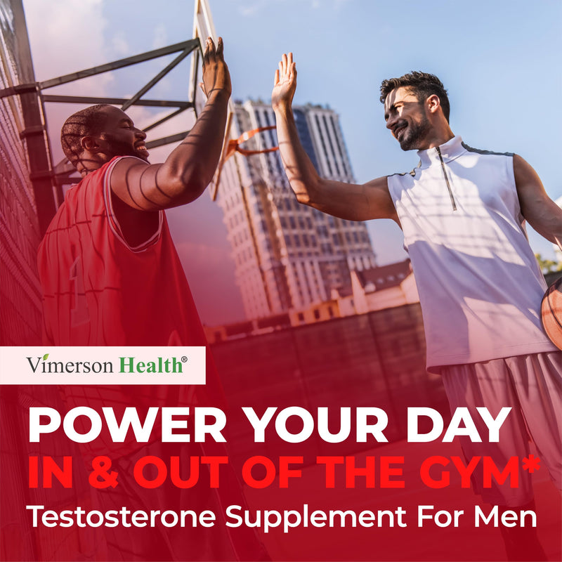 Testosterone Supplement & Tribulus Terrestris For Men with DHEA 100mg, Magnesium, Zinc, Tongkat Ali & Rhodiola Rosea – Muscle Builder, Libido Support & B6 Vitamins for Men – 1 Capsule a Day, 30 Count