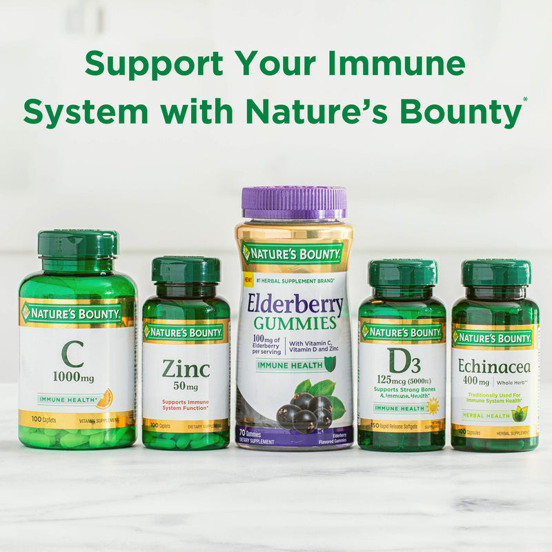 Nature's Bounty Vitamin C Supplement with Rose HIPS, Supports Immune Health, 500 mg Tablets, 500 mg, 90 Count, Pack of 3 90 Count (Pack of 3)