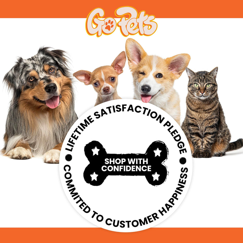 GoPets Nail Clipper for Small to Medium Pets, Quick Sensor Safety Guard, Heavy Duty Trimmer for Thick Nails, Stainless Steel Blades, Grooming Tool for Dogs & Cats, Non-Slip Handle, Built-in Nail File - BeesActive Australia