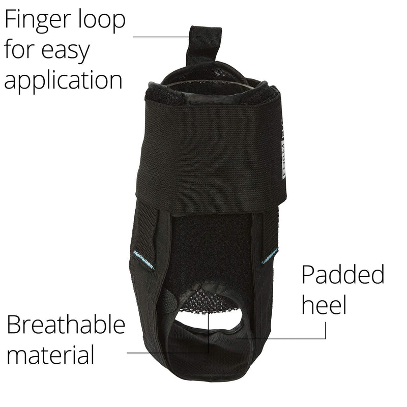 Ossur FormFit Ankle Brace with Speedlace & Figure 8 Straps | Single Pull Closure & Removable Semi-Rigid Stays | Ankle Immobilization Post Injury or Prophylactic Use | Durable Material | (Small) - BeesActive Australia
