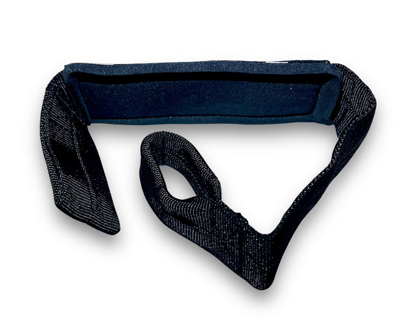 V-Strap by V-FIT – Padded Wrist & Ankle Attachment for Cable Machines – Adjustable Neoprene Strap with Carabiner for Glutes, Arms, Legs & Strength Training Black