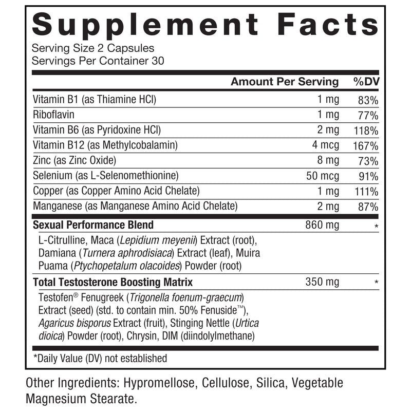 Force Factor Test X180 Alpha Testosterone Booster for Men | Testosterone Supplement with Fenugreek & L-Citrulline to Promote Lean Muscle, Strength, Energy & Performance, 60 Capsules