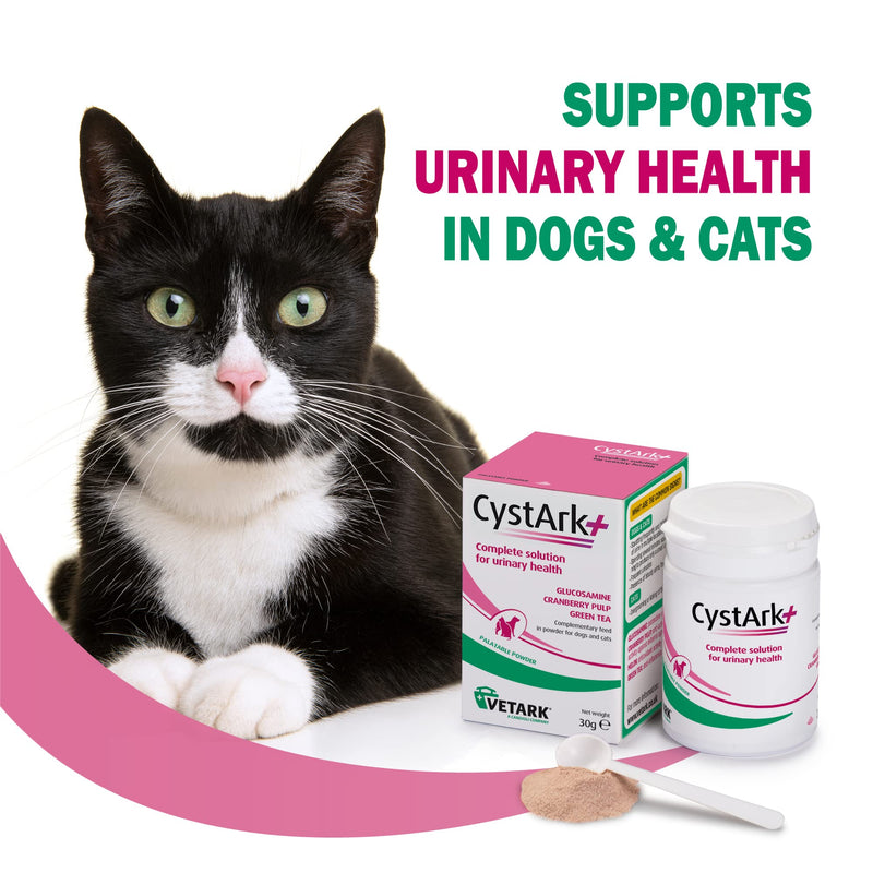 CystArk+ Powder | Supports Urinary Health in Dogs & Cats | Easily administered | 30 g 30g powder