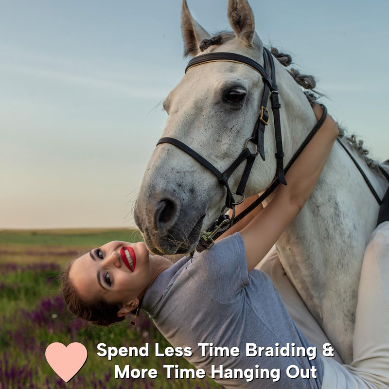 Horse Braiding Comb or Hair Sectioning Comb - Braid Aid Finger Parting Tool - Essential for Any Horse Mane Braiding Kit - Horse Braiding Supplies - BeesActive Australia